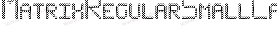 MatrixRegularSmallCaps Regular字体转换